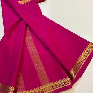 Ganzjahres Schnelltrocknender Damen Viskose-Seide Sari 120g Chit Pallu Moderner Lässiger Diwali Festlicher Hochzeits-Look Ethnische Shari-Kleidung - Product Image 5