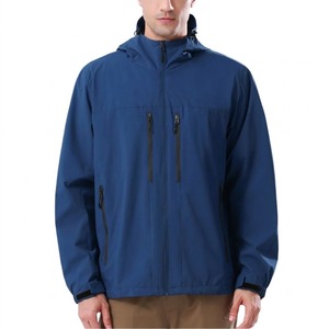 Chaqueta Cortavientos para Hombre al por Mayor, Chaqueta Softshell Lisa para Exteriores, Chaquetas Cortavientos para Correr - Product Image 1