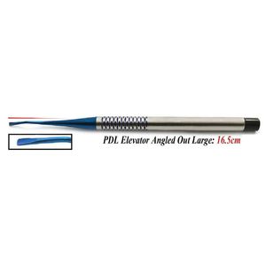 Elevador de Raíces Dental Quirúrgico Profesional PDL Angulado de 16.5CM para Extracción de Dientes, Instrumento de Acero Inoxidable - Product Image 6
