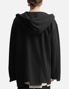 Lightweight Full <b>Zip</b> 100% Cotton Winter Hoodie Jacket Relaxed Fit Oversized Solid Color Hoodies Minimalist Casual Wear - Product Image 6