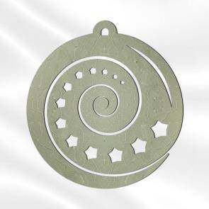 Metal heart ornament <b>christmas</b> ornament hanging heart decor rustic metal decor handmade ornament <b>christmas</b> <b>tree</b> decoration - Product Image 2