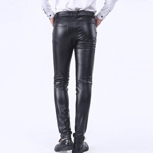 New 2026 Model Latest Design <b>Men's</b> <b>Leather</b> <b>Pants</b> Canvas Breathable Waterproof Vintage Style OEM Service Available - Product Image 2