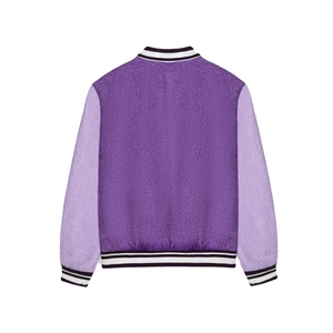 Chaquetas de mezclilla personalizadas de alta moda para hombres y mujeres ropa de calle transpirable forro de lana bordado OEM precio con descuento al por mayor - Product Image 5
