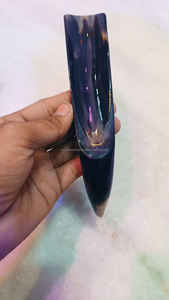 20.5 cm de long en cuir ou pointe de taureau corne de chaussure artisanat naturel pour les enfants portant des chaussures - Product Image 5