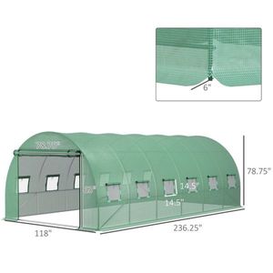 Copertura di Ricambio per Serra in Plastica/LDPE Tessuto Soffiato Anti-UV e Resistente ai Tagli - Product Image 3