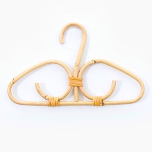 Best quality rattan clothes <b>hanger</b> kids room decoration wholesale natural closet <b>hangers</b> cheap cost - Product Image 2
