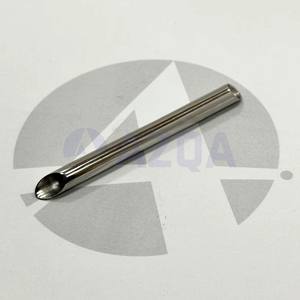 Tubo Receptor de Acero Inoxidable de Doble Cara para Perforaciones, 45 y 30 Grados, 77mm de Longitud, 5mm de Ancho, Herramienta para Perforaciones Corporales - Product Image 4