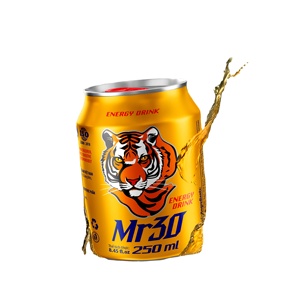 Bebida Energética Deportiva MR30 250ml, Empaque con Logotipo Personalizado, Muestras OEM Gratis, Refresco de un Proveedor Vietnamita A&B - Product Image 4