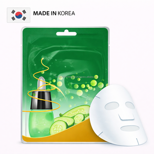 Producción OEM de mascarillas cosméticas coreanas con aloe y colágeno, potenciador de la piel, marca privada - Product Image 2