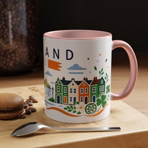 Mug à café en céramique personnalisé de haute qualité, imprimé par sublimation, vaisselle personnalisée, compatible lave-vaisselle et micro-ondes, coffret cadeau d'entreprise - Product Image 4