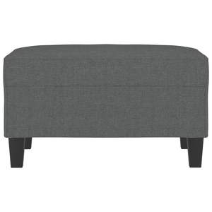 ที่วางเท้าทรงสี่เหลี่ยมผืนผ้าโพลีเอสเตอร์สีเทาเข้ม ขนาดกะทัดรัด พร้อมเก้าอี้สตูลและออตโตมัน - Product Image 3