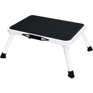Foldable <b>Step</b> <b>Stool</b> with Non Slip Rubber Feet 330Lbs Capacity Sturdy Metal Ladder with Carrying Handle - Product Image 1