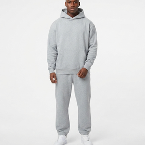 OEM Top Quality Custom Pullover Hoodie 100% Cotton <b>Thick</b> <b>Fleece</b> Embroidered Drop Shoulder Plain Blank Sweatshirts for Winter - Product Image 6
