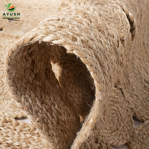 Tapis de couloir tressés à la main, texture naturelle, 100 cm x 400 cm, en jute 100 %, personnalisables pour chambres d'amis et bureaux à domicile - Product Image 6