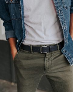 Cinturón de Cuero Genuino para Hombre, de Grano Completo, Resistente, para Uso Diario, para Jeans, Proveedor Mayorista - Product Image 2