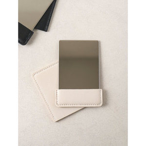 <b>Square</b> Handheld Makeup <b>Mirror</b> with Attractive Cover - Product Image 1