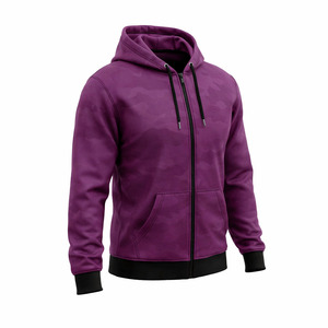 Nouveau style streetwear, logo personnalisé, sweat à capuche zippé pour homme, séchage rapide, prix abordable, dernière tendance, en vente. - Product Image 4