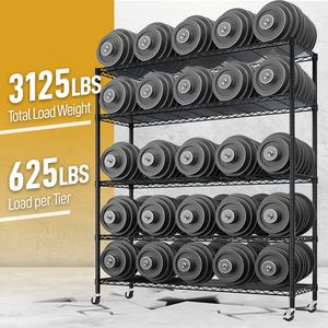 Scaffalatura Metallica Robusta da 150 cm con Ruote, Capacità 1420 kg, Certificata NSF, Regolabile, per Garage, Nuova Versione 2023 - Product Image 4