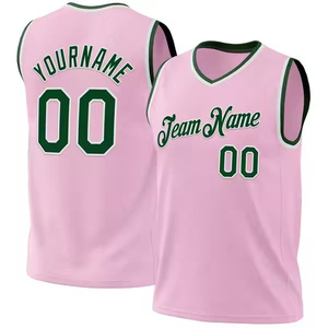 Custom Sublimation Summer Plus Size College Basketball Jersey Printed Retro Breathable Sleeveless Quick Dry Reversible - Product Image 1
