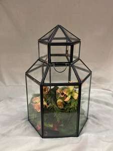 Vintage <b>Silver</b> Glass Gold Metal <b>Lantern</b> Candle Holder For Home Tabletop Decoration <b>Lanterns</b> For Indoor <b>Lantern</b> - Product Image 5