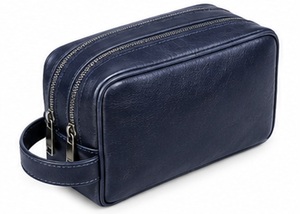 Gravs LT-08W Premium Genuine Leather Eco-Friendly Durable Vintage Candy Pattern Multi-Function Zipper Closure Bag Cosmetic - Product Image 4