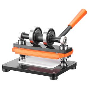 Fustellatrice Manuale per Pelle 7.1 X 3.9 con Piastra per Goffratura, Corsa di Pressione 0.47, Doppie Guide e Alberi di Guida - Macchina Tagliapelle - Product Image 5