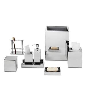 Ensemble de salle de bain moderne en métal décoratif pour meuble-lavabo et décoration intérieure élégante - Product Image 6