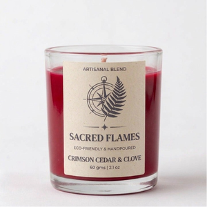 Custom Logo Scented <b>Red</b> Wax Glass Jar <b>Candle</b> Eco Friendly Hand Poured Soy Wax <b>Candle</b> Manufacturer - Product Image 3