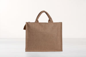 Designer Jute Bag with PU Leather Pocket Multi Functional Eco Friendly <b>Tote</b> for Daily Use - Product Image 4