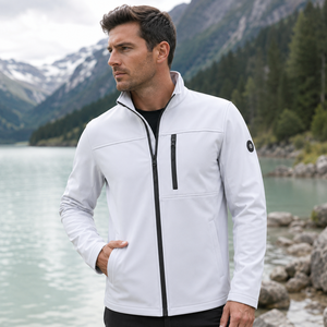 Veste softshell homme, conçue pour la montagne, imperméable, coupe-vent et respirante. - Product Image 2