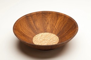 Tazón de madera multiusos hecho a mano con madera de Sheesham para pasta, arroz, frutas secas, ensalada, del mercado de exportación de la India. - Product Image 3