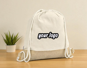 Durable Jute <b>Backpack</b> with Inner Lining Eco Friendly School and Travel Bag - Product Image 1