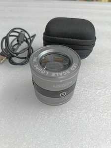 Loupe à échelle LED 10X, loupe en aluminium et verre, lentille grossissante, outil d'inspection portable - Product Image 5