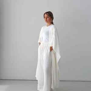 Abaya Musulmana Moderna Informal de Satén de Lujo para Mujer, Estilo Dubái, Vestido Largo Islámico Modesto de Manga Larga - Product Image 1