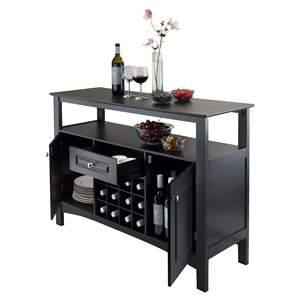 Para Jasper Storage Buffet Estante de vino elegante con características de almacenamiento - Product Image 1