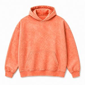 Sweat-shirt à capuche délavé à l'acide, coupe classique, unisexe, décontracté, 100% coton, imperméable, nouveau modèle, vêtements de rue pour hommes, saison hivernale - Product Image 2
