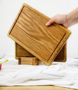 Planche à découper en bois de luxe personnalisé vente en gros cuisine extra large planche à découper planche à découper en bois d'érable à grain épais - Product Image 2