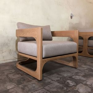 Sillón Moderno de Madera de Teca Sólida Personalizado para Proyectos de Hoteles, Resorts y Villas, para Interiores y Exteriores, Muebles SVLK de Indonesia - Product Image 5