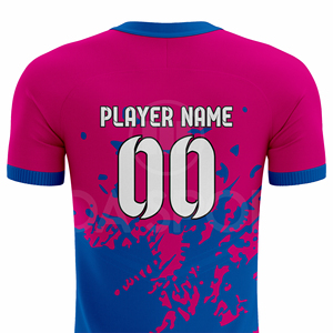 Nouvelle conception, ensemble maillot et short de football personnalisé, numéros et lettres d'équipe, semi-respirant, séchage rapide, tenue d'équipe, fournisseur en gros OEM ODM - Product Image 5