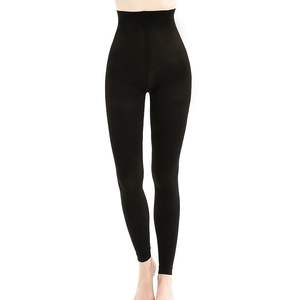 Pantalons de yoga respirants 100% coton pour femmes, leggings de yoga à taille élastique avec design personnalisé, motif uni, fabriqués au Pakistan - Product Image 5