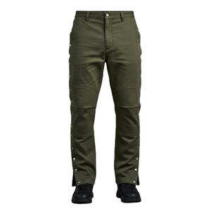 แฟชั่นออกกำลังกายผู้ชาย สไตล์ลำลอง คุณภาพสูง ปรับแต่งได้ ผ้าสี่ทิศทางยืดหยุ่น 100% ผ้าฝ้ายแคนวาส ซับในผ้าฟลีซ ซักแบบแซนด์วอช ยางยืด - Product Image 4