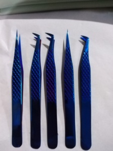 Pinces à cils non en fibres, pinces à cils de haute qualité pour extensions de cils - Product Image 1