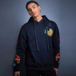 Sudaderas con capucha y estampado de pantalla para hombre y mujer, servicio OEM, venta al por mayor, alta calidad - Product Image 4