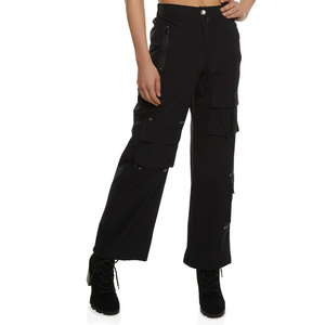 Pantalones Cargo de Moda Urbana para Mujer, 8 Bolsillos, Pantalones de Cintura Alta con Tu Logotipo - Product Image 1