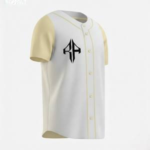 Camiseta de Béisbol de Alta Calidad con Cuello en V, 100% Poliéster, Transpirable, con Estampado Digital Técnico, Manga Corta, por RIVIAN ATLANTIC - Product Image 3