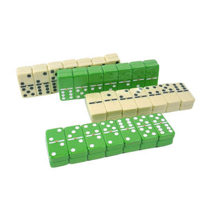 Juego de Dominó de Resina en Caja de Madera de Lujo, Dominós Empacados en una Caja de Madera de Primera Calidad, Juguete Educativo - Product Image 1