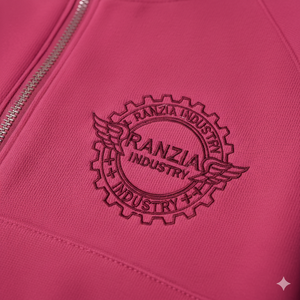 RANZIA Vintage Heavyweight Zip Hoodie Men RANZIA Streetwear Zip Hoodie Men Heavyweight RANZIA Acid Wash Rhinestone Zip Hoodie - Product Image 3