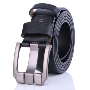 เข็มขัดผู้ชายหนังแท้ เข็มขัดลำลองแบบคลาสสิก - Product Image 4