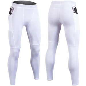 Pantalon d'athlétisme XL pour homme, élastique à séchage rapide, coupe ajustée, imprimé de logo personnalisé, cordon de serrage solide pour le fitness en plein air. - Product Image 2