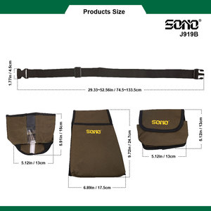 SONO J919B Outil de jardinage professionnel pour attacher les branches, avec poignée en plastique et sac banane grand format en tissu non-tissé, pour usage industriel, DIY et OEM, 1 mois - Product Image 4